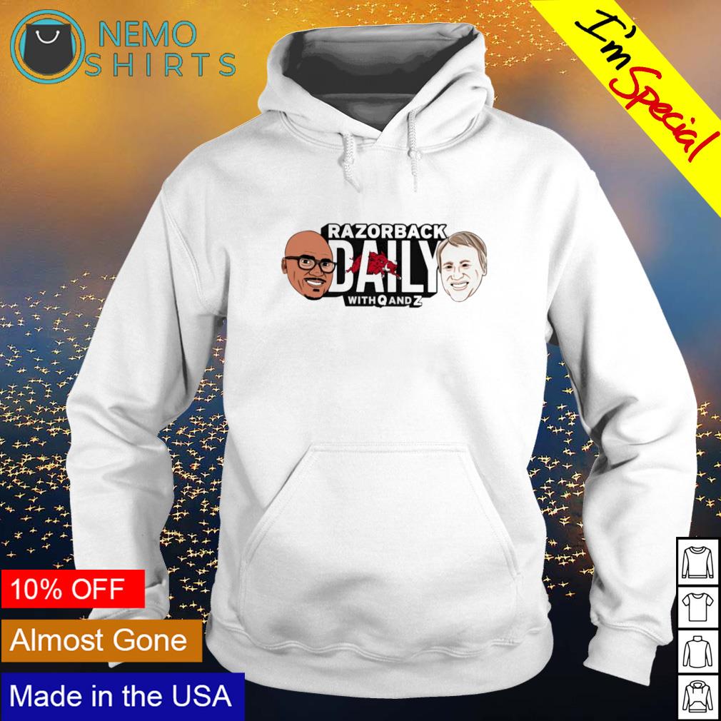 Arkansas Razorbacks daily with Q and Z - Adult & Kids T-Shirts, Sweatshirts & Hoodies apparel design preview 2