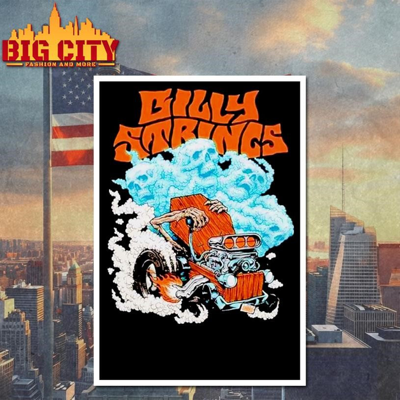 Billy Strings Fall 2025 Tour North American - Adult & Kids T-Shirts, Sweatshirts & Hoodies apparel design preview 4