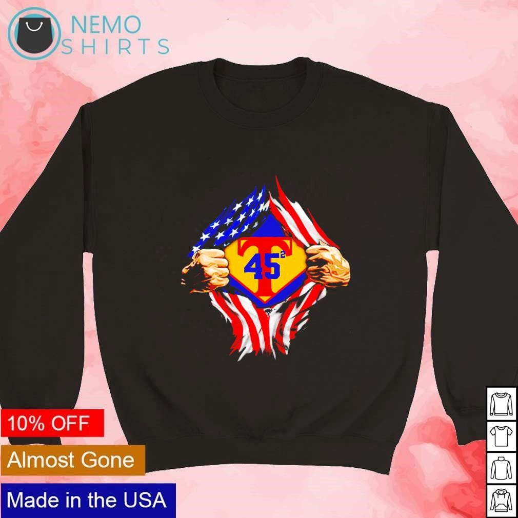 Superman Trump 45th USA flag inside me - Adult & Kids T-Shirts, Sweatshirts & Hoodies apparel design preview 3