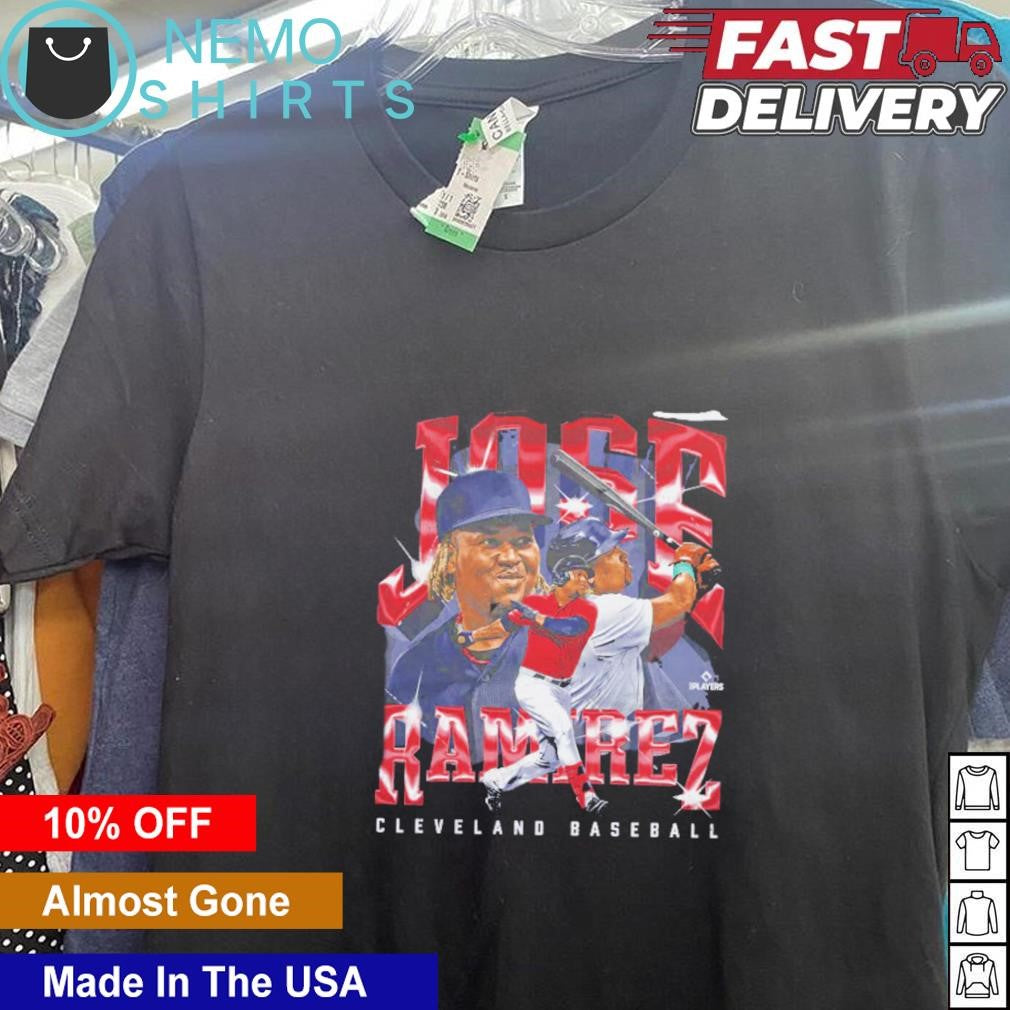 Jose Ramirez Cleveland baseball vintage - Adult & Kids T-Shirts, Sweatshirts & Hoodies apparel design preview 1