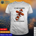 Jesus it's not religion relationship - Adult & Kids T-Shirts, Sweatshirts & Hoodies apparel design preview 1