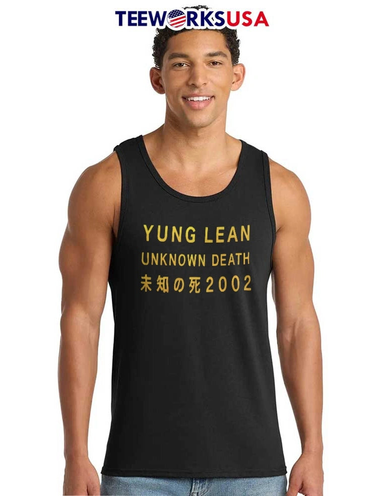 Unknown Death Yung Lean 2002 Yellow Japanese Kanji - Adult & Kids T-Shirts, Sweatshirts & Hoodies apparel design preview 6