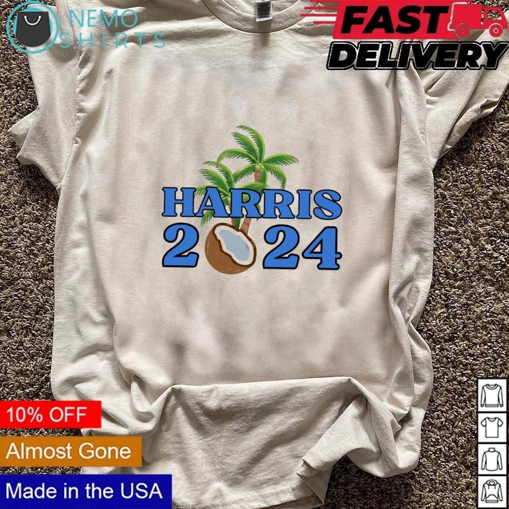 Harris 2024 coconut tree - Adult & Kids T-Shirts, Sweatshirts & Hoodies product image 3