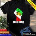 Free Iran unity fist with lion - Adult & Kids T-Shirts, Sweatshirts & Hoodies apparel design preview 1