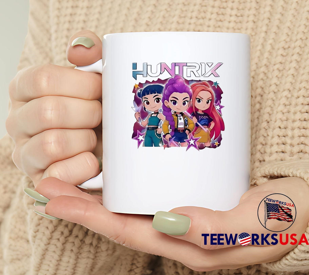 Huntrix Girlgroup Mira Rumi Joey Kpop Demon Hunters - Adult & Kids T-Shirts, Sweatshirts & Hoodies apparel design preview 6
