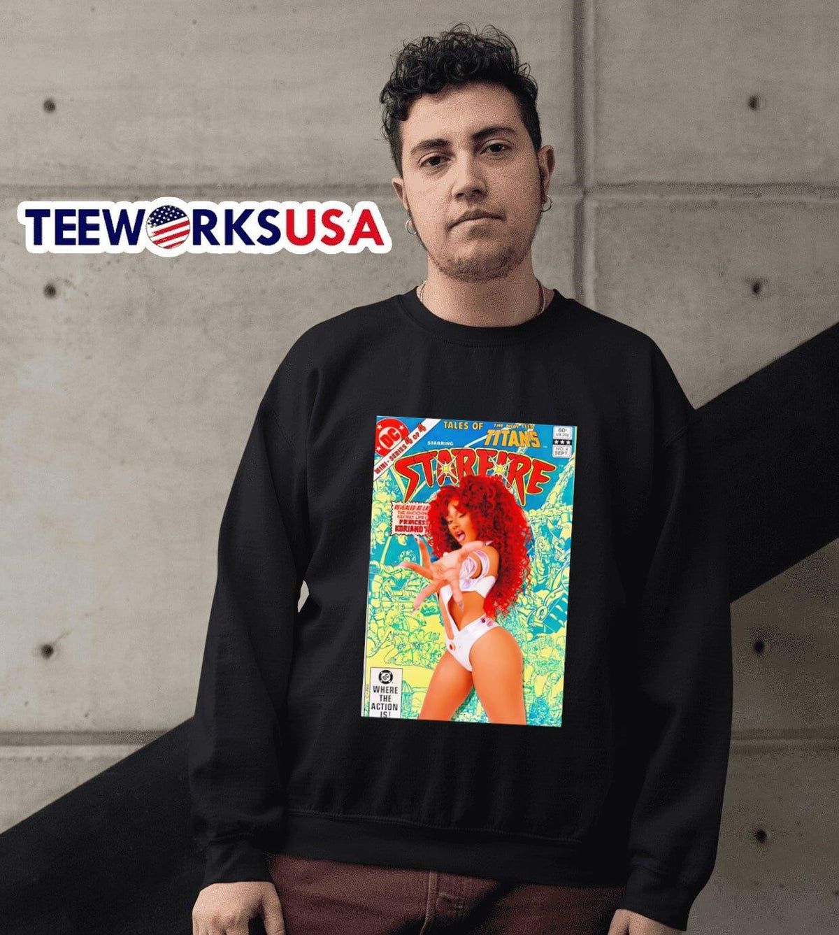 Tales of the new teens Titans Starfire Thee Stallion - Adult & Kids T-Shirts, Sweatshirts & Hoodies apparel design preview 3