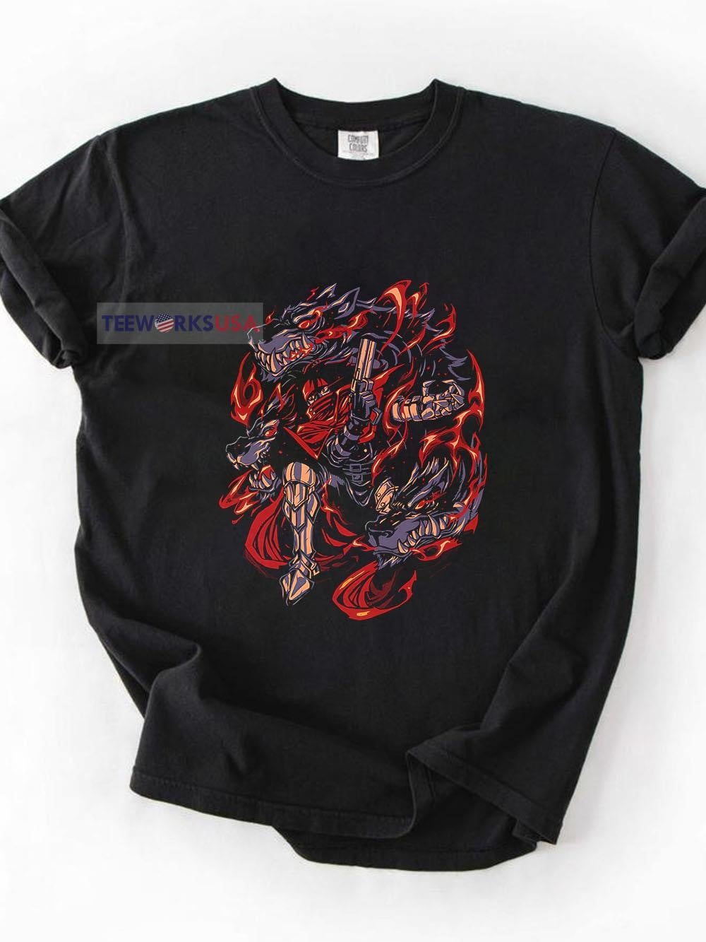 Flames of Cerberus - Adult & Kids T-Shirts, Sweatshirts & Hoodies apparel design preview 1