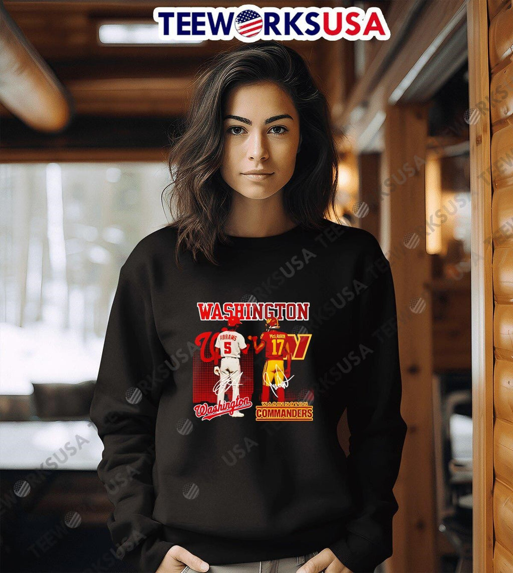 Washington commanders and nationals star power - Adult & Kids T-Shirts, Sweatshirts & Hoodies apparel design preview 6