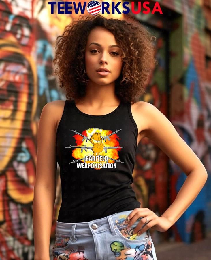 Garfield Weaponisation - Adult & Kids T-Shirts, Sweatshirts & Hoodies apparel design preview 7