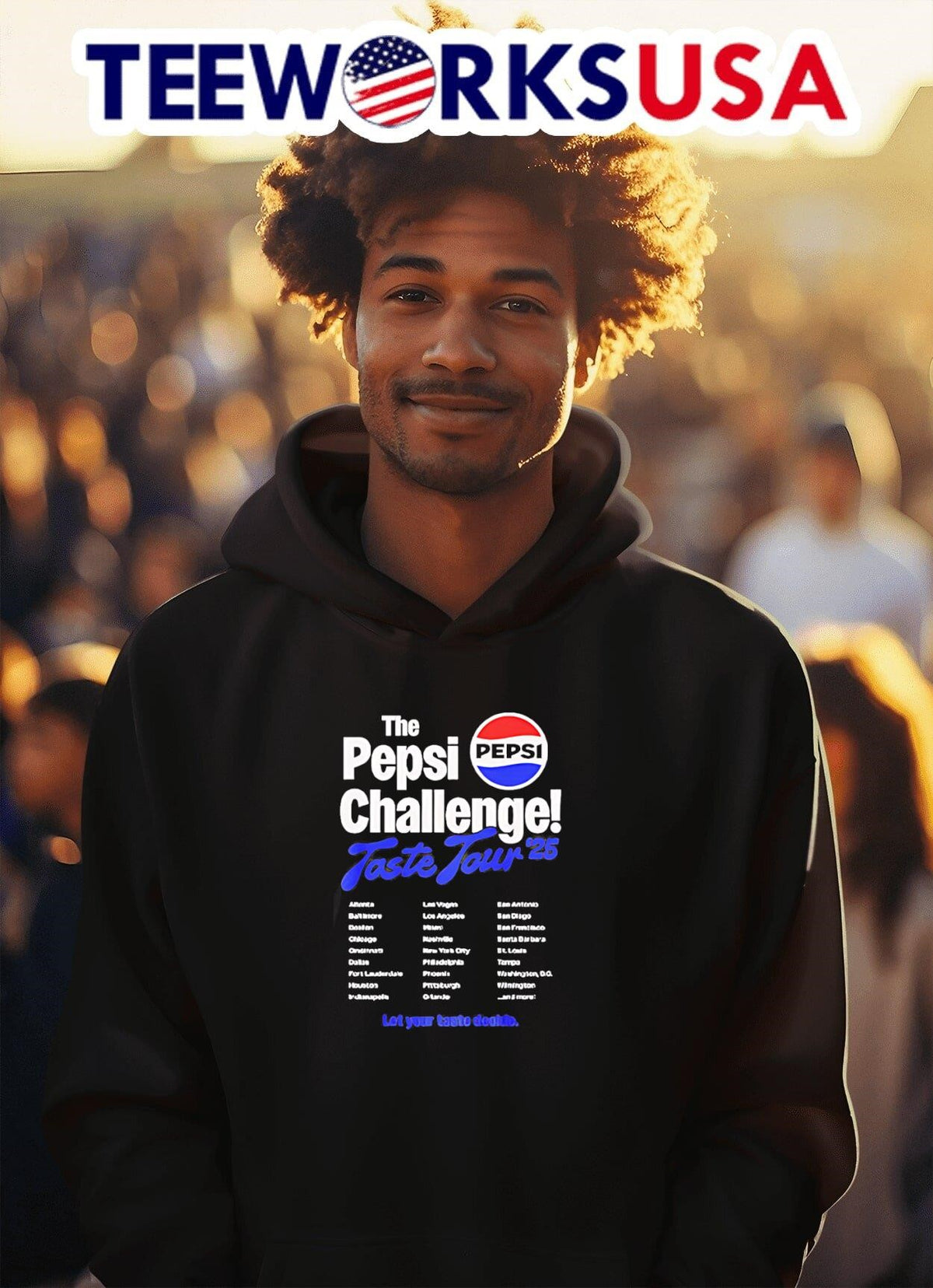 The Pepsi Challenge Taste Tour 2025 - Adult & Kids T-Shirts, Sweatshirts & Hoodies apparel design preview 2