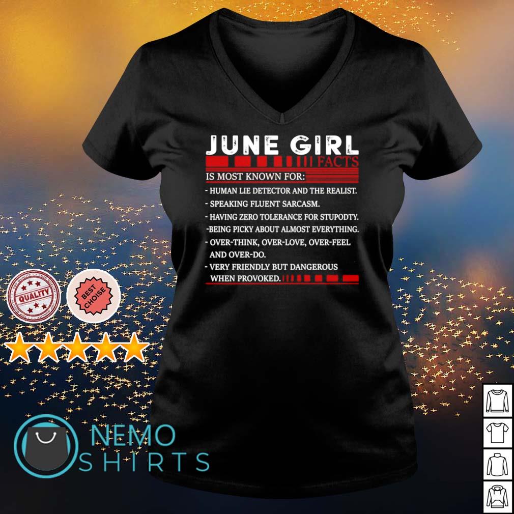 June girl is most known for human lie detector - Adult & Kids T-Shirts, Sweatshirts & Hoodies apparel design preview 5