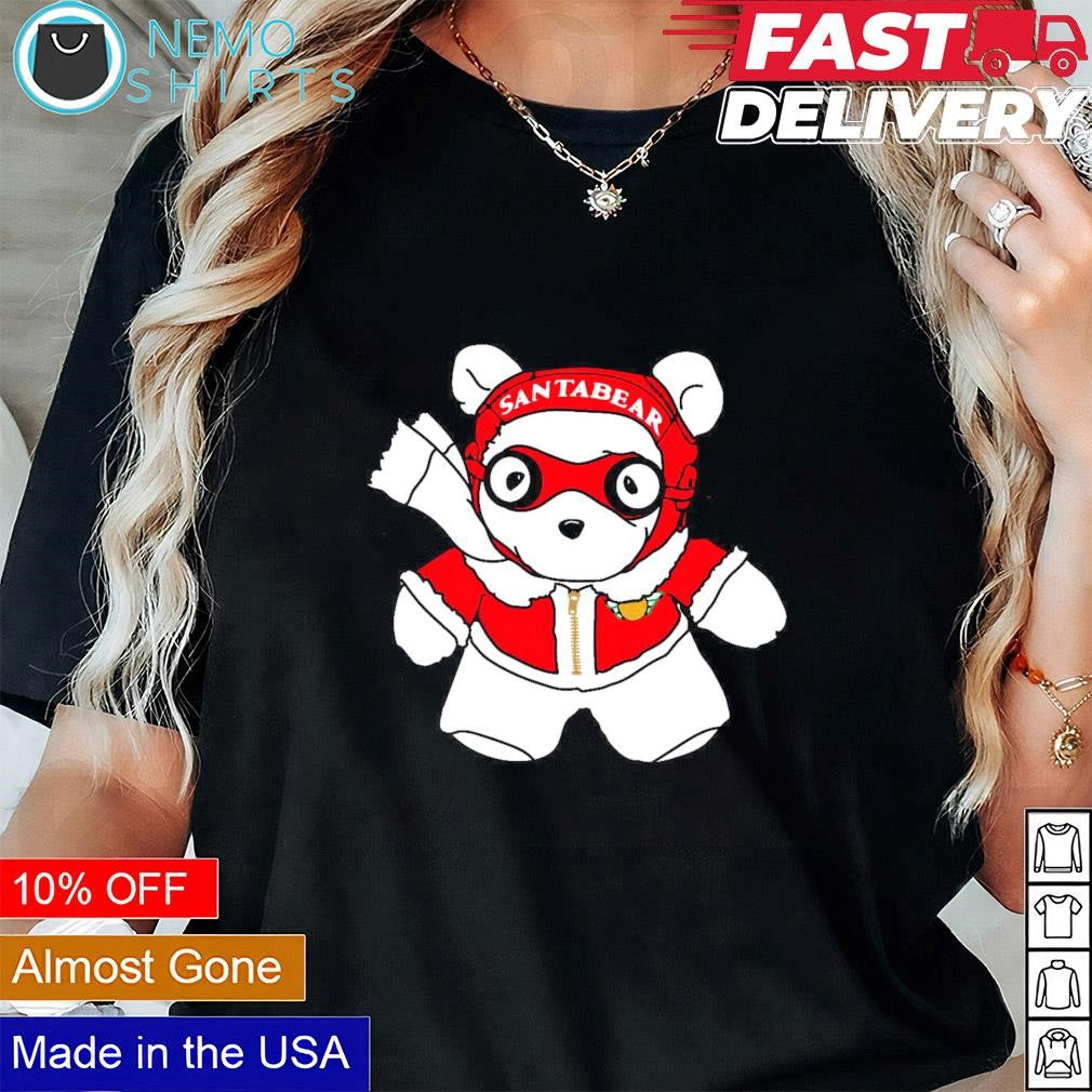 Santa Bear Minnesota - Adult & Kids T-Shirts, Sweatshirts & Hoodies apparel design preview 2