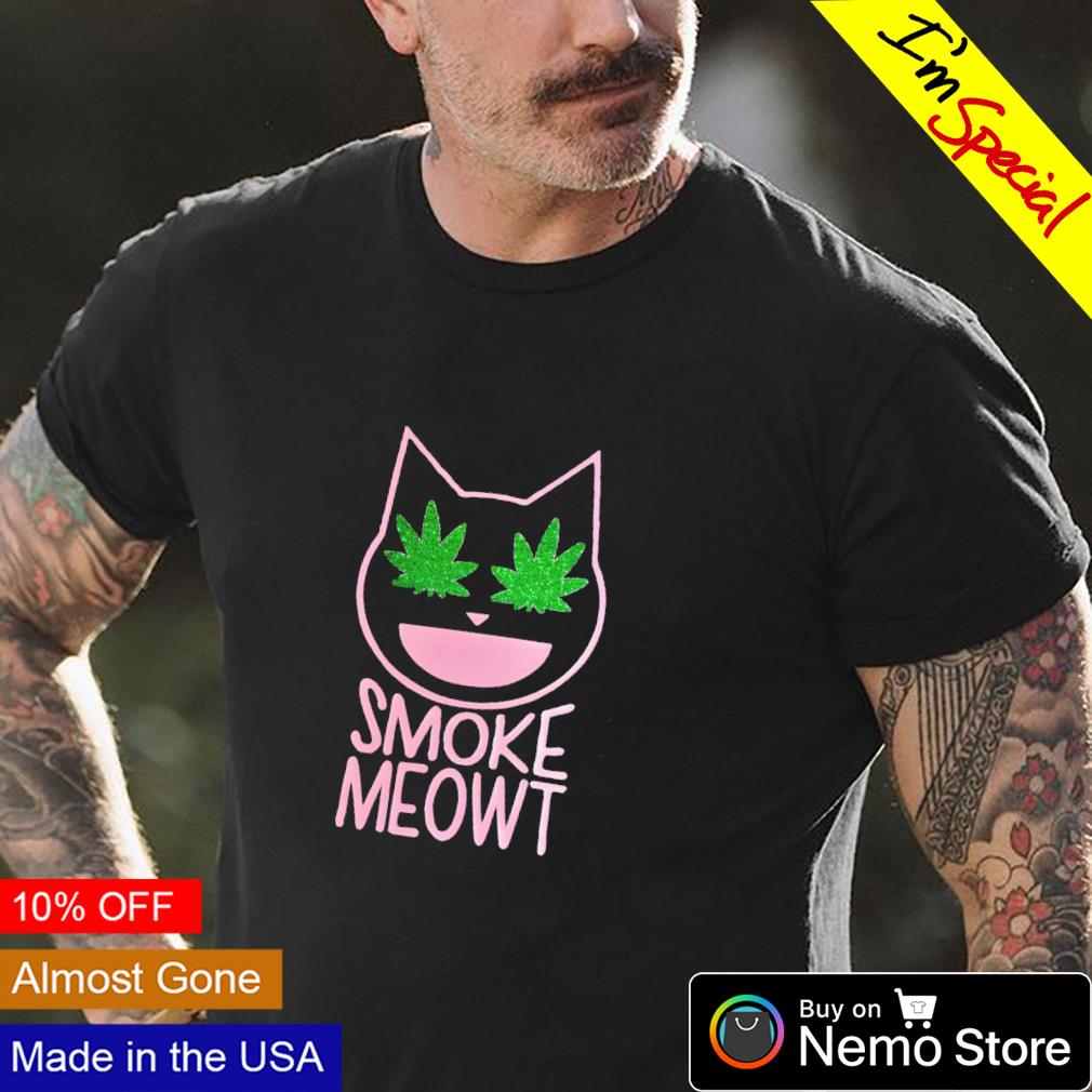 Cat weed smoke meowt - Adult & Kids T-Shirts, Sweatshirts & Hoodies apparel design preview 4