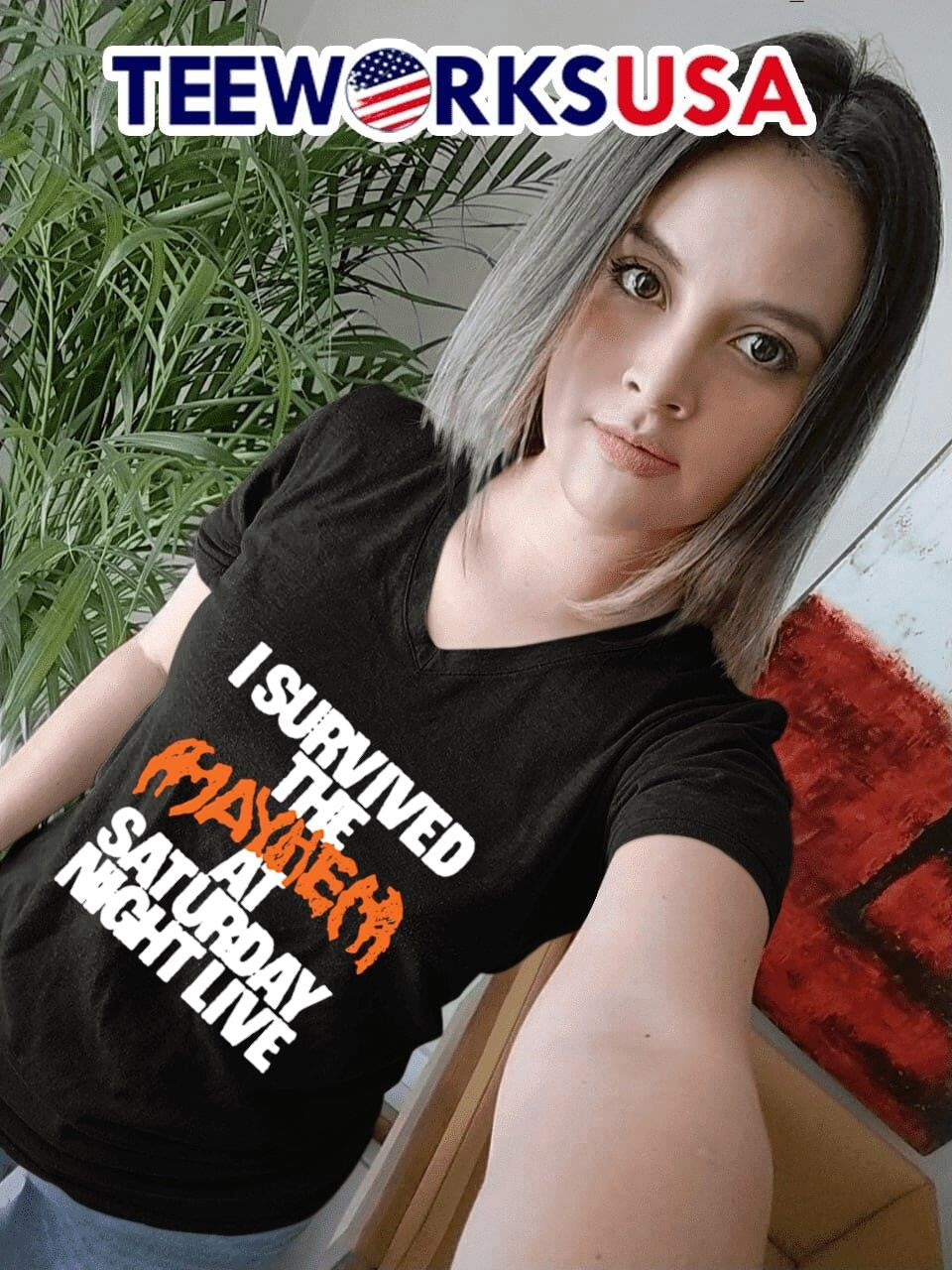 I survived the mayhem at saturday night live - Adult & Kids T-Shirts, Sweatshirts & Hoodies apparel design preview 7