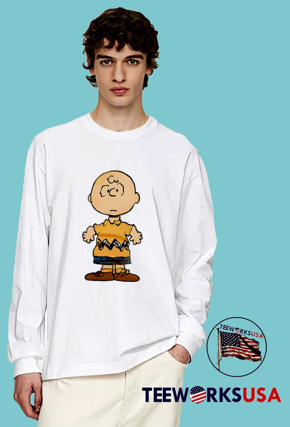 Peanuts Charlie Brown Character cute - Adult & Kids T-Shirts, Sweatshirts & Hoodies apparel design preview 4