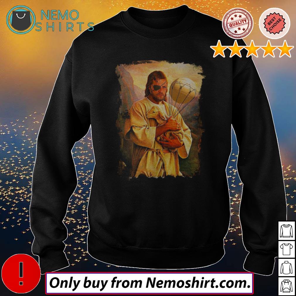 Big Boss Jesus hug Sheep - Adult & Kids T-Shirts, Sweatshirts & Hoodies apparel design preview 4