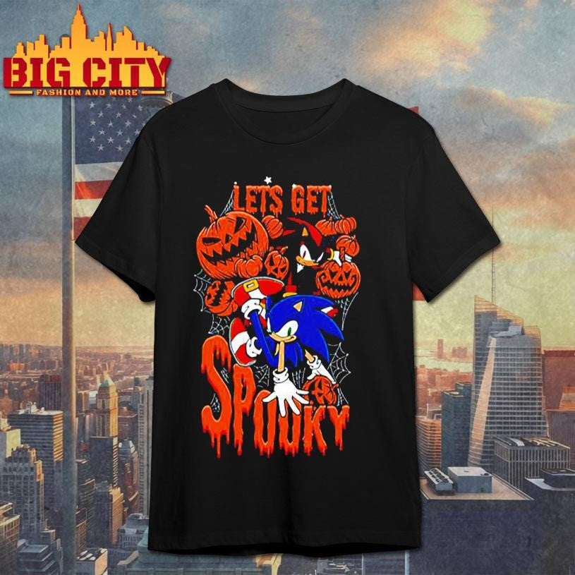 Sonic Let's Get Spooky Halloween 2025 - Adult & Kids T-Shirts, Sweatshirts & Hoodies apparel design preview 1
