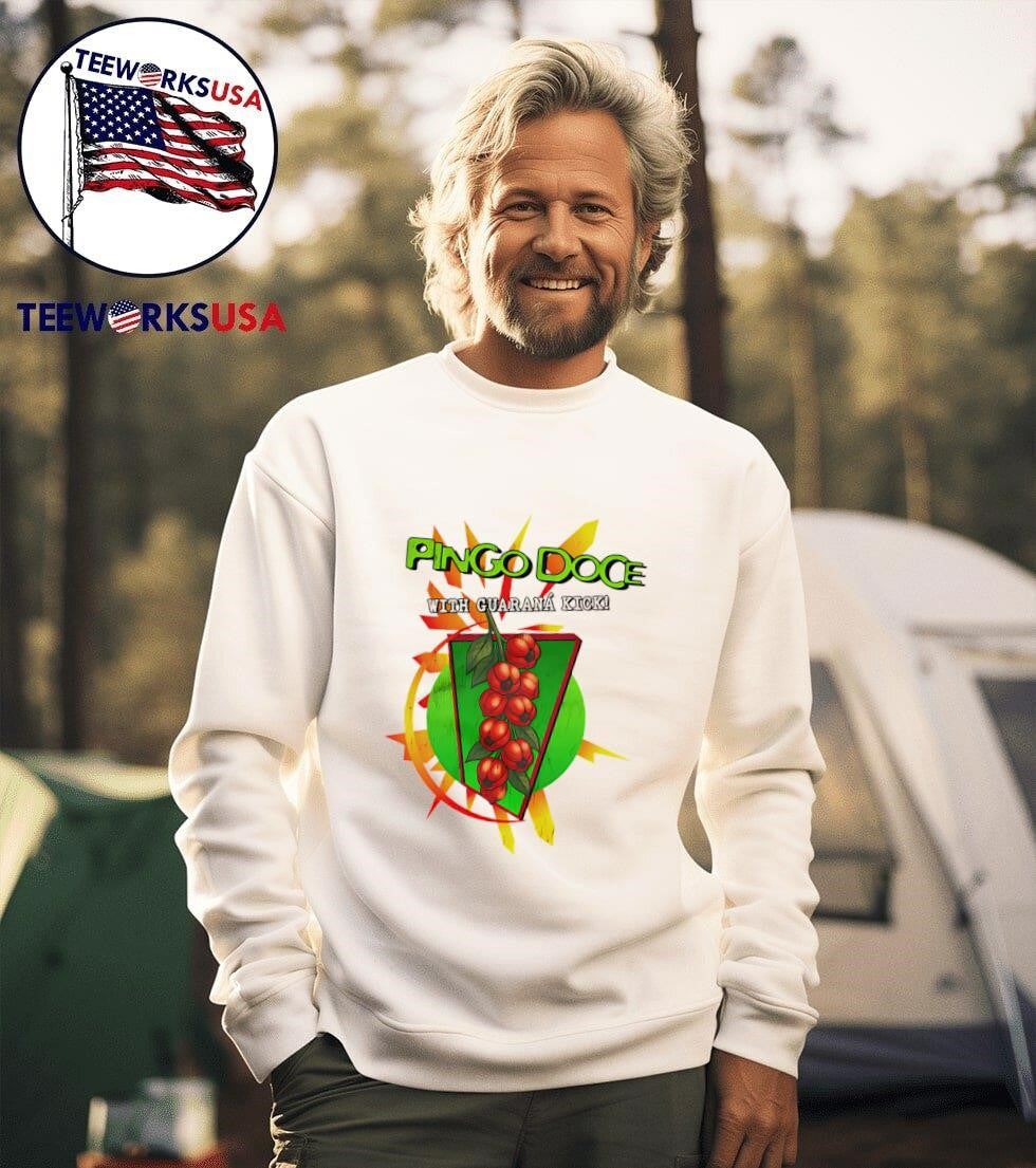 Pingo Doce with Guarana kick - Adult & Kids T-Shirts, Sweatshirts & Hoodies apparel design preview 3