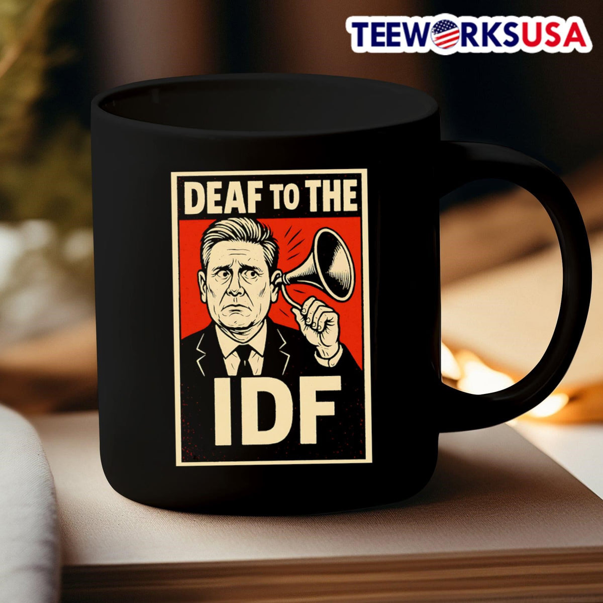 Deaf to the Idf - Adult & Kids T-Shirts, Sweatshirts & Hoodies apparel design preview 3