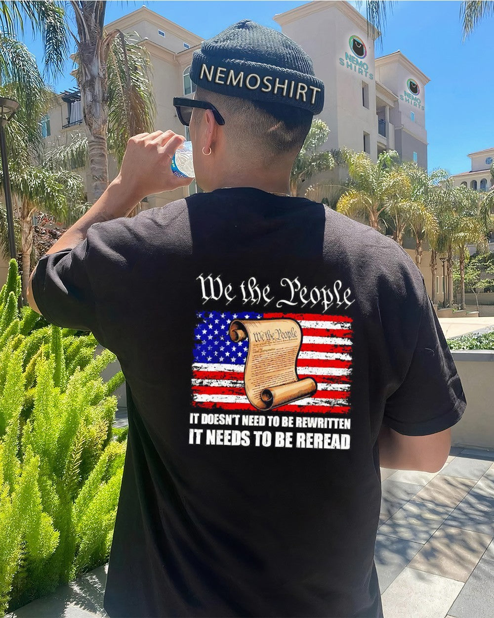We the people it doesn't need to be rewritten needs - Adult & Kids T-Shirts, Sweatshirts & Hoodies apparel design preview 4