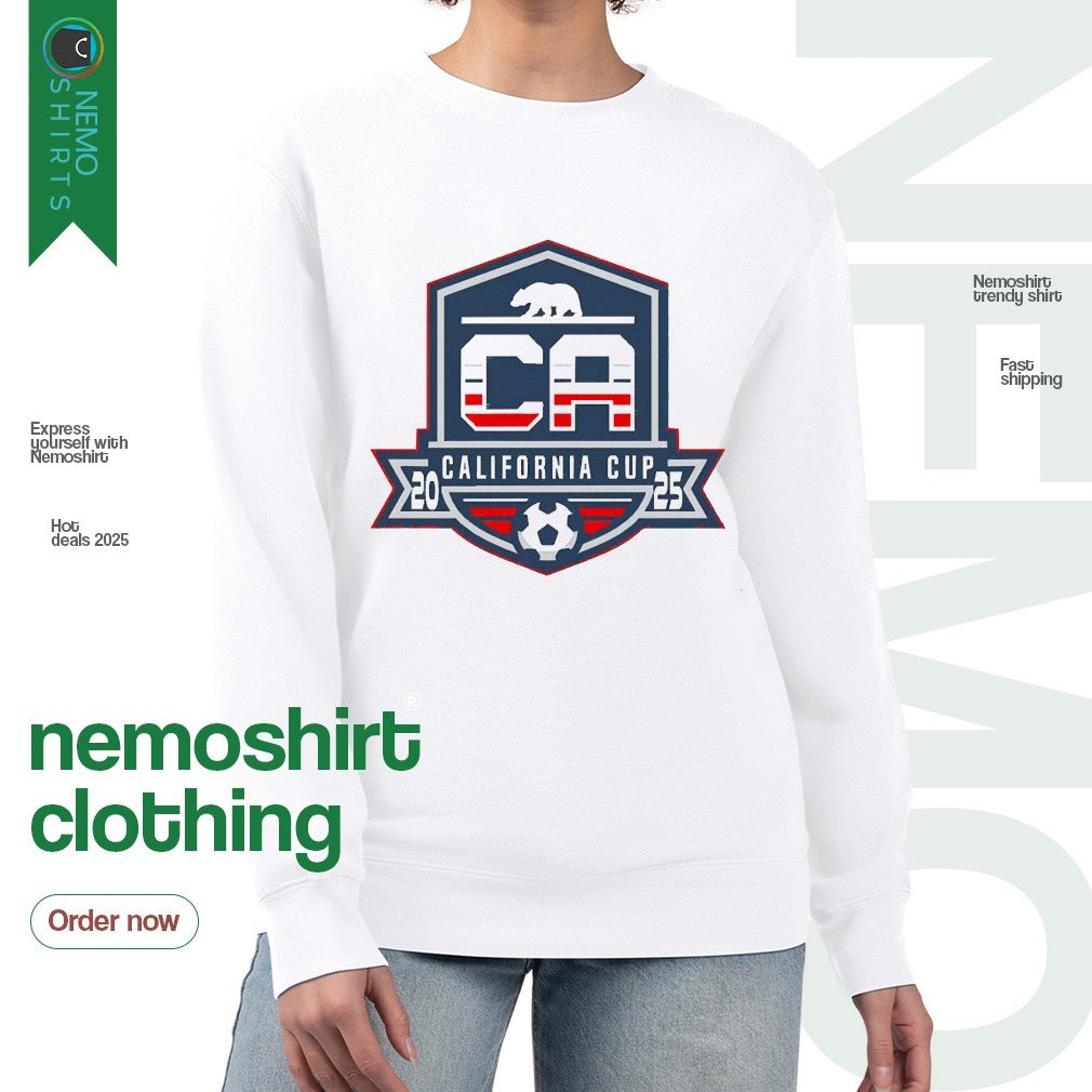 CA California cup 2025 logo - Adult & Kids T-Shirts, Sweatshirts & Hoodies apparel design preview 4