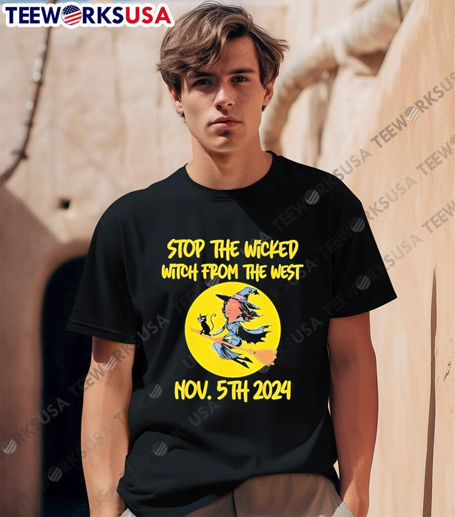 Kamala Harris Stop The Wicked From West November 5th - Adult & Kids T-Shirts, Sweatshirts & Hoodies apparel design preview 1