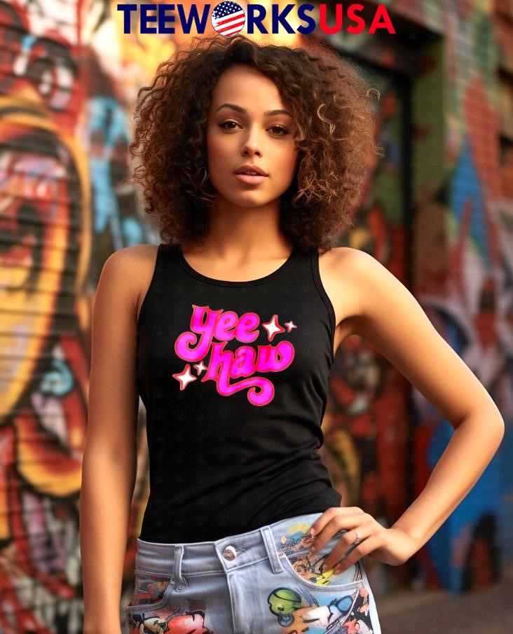 Yee Haw style pink letter - Adult & Kids T-Shirts, Sweatshirts & Hoodies apparel design preview 7