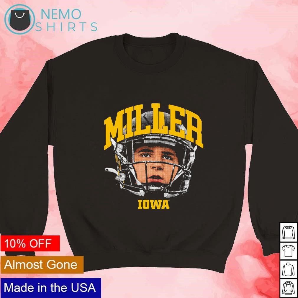Eli Miller Iowa Hawkeyes head portrait - Adult & Kids T-Shirts, Sweatshirts & Hoodies apparel design preview 3