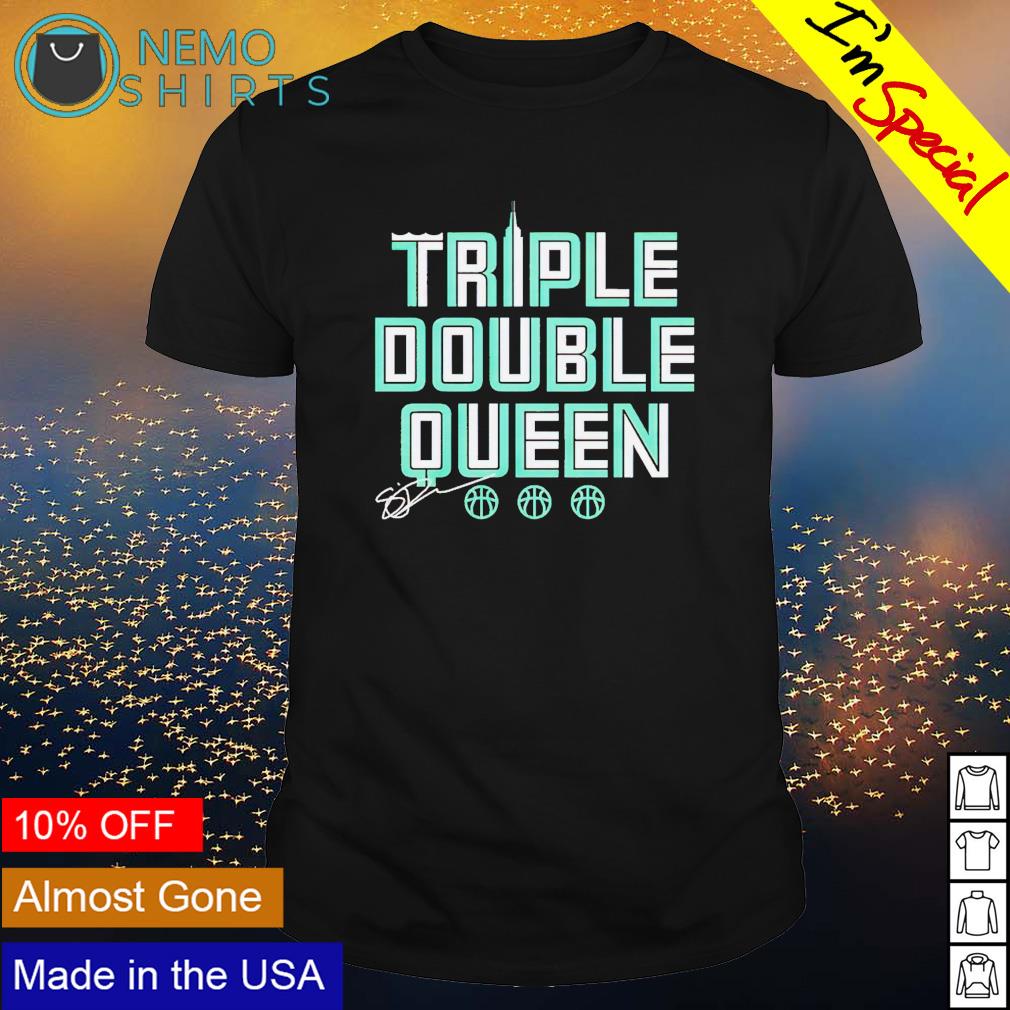 Sabrina Ionescu triple-double queen signature - Adult & Kids T-Shirts, Sweatshirts & Hoodies apparel design preview 1