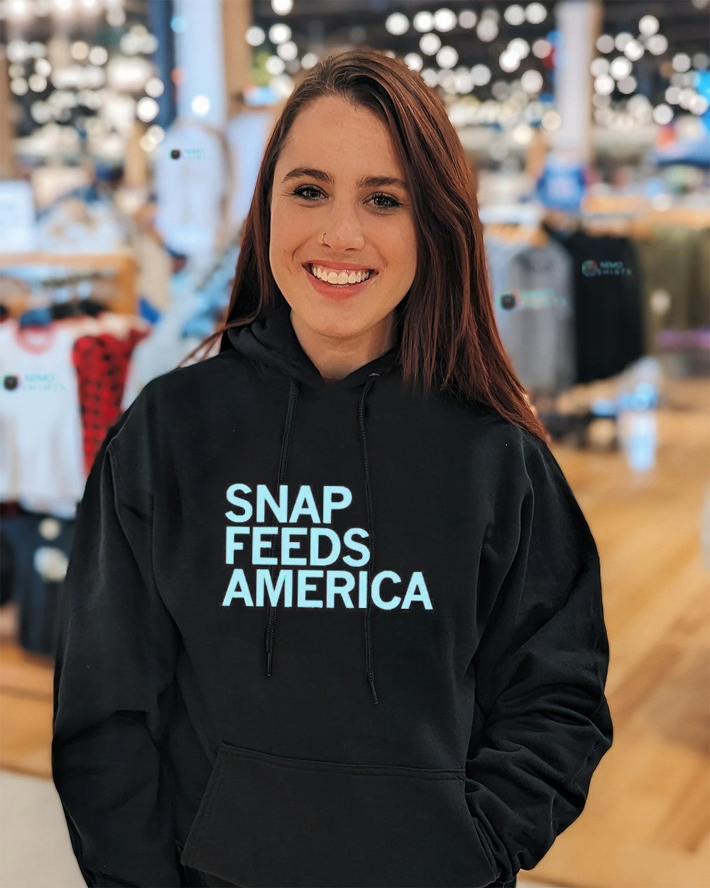 Snap feeds America - Adult & Kids T-Shirts, Sweatshirts & Hoodies apparel design preview 5