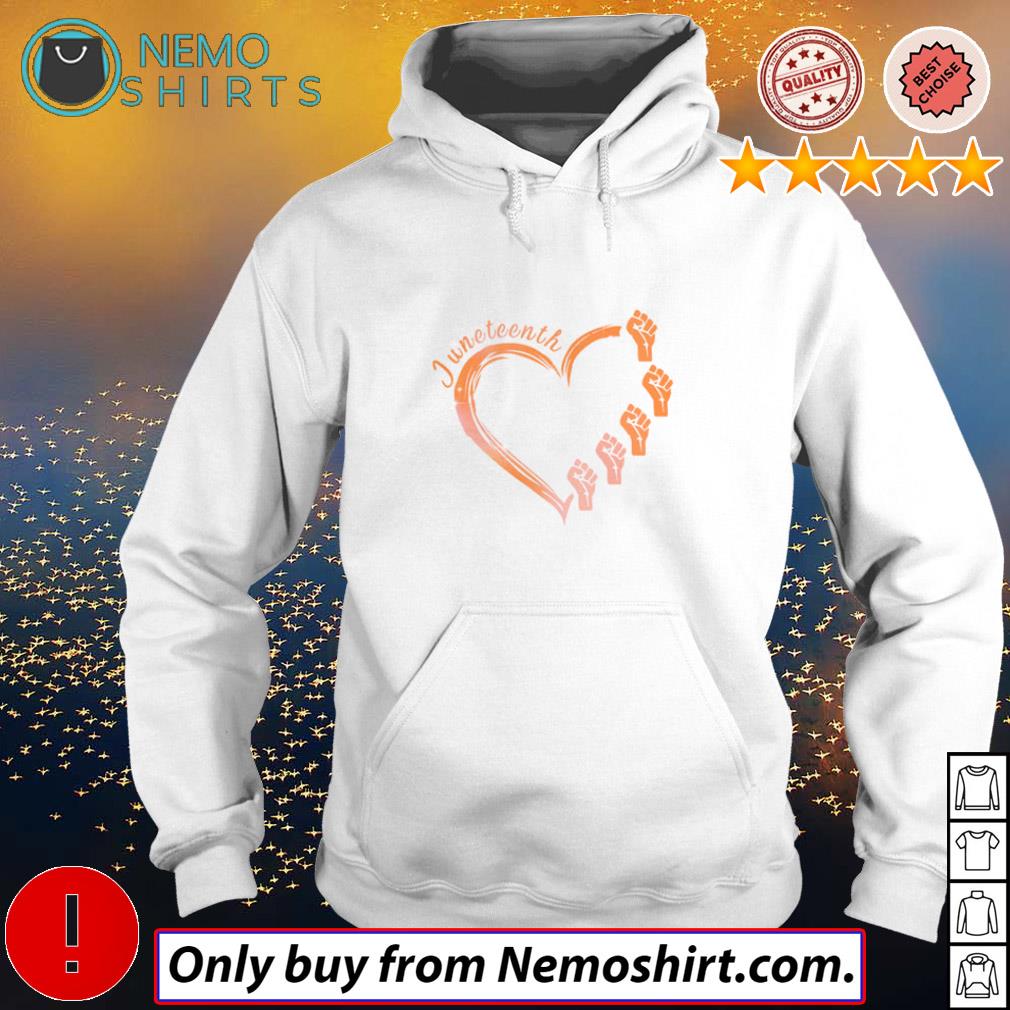 Juneteenth heart love - Adult & Kids T-Shirts, Sweatshirts & Hoodies apparel design preview 3