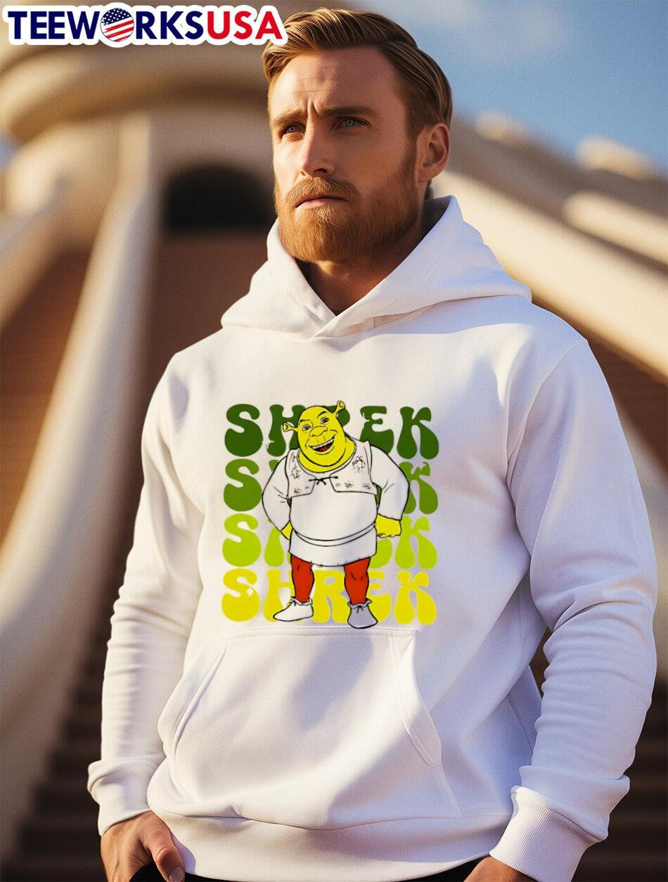 Shrek repeat cartoon cute - Adult & Kids T-Shirts, Sweatshirts & Hoodies apparel design preview 2