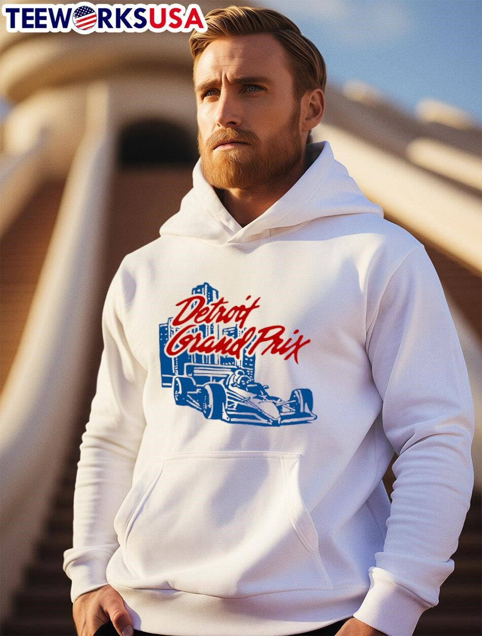 Detroit Grand Prix vintage - Adult & Kids T-Shirts, Sweatshirts & Hoodies apparel design preview 2
