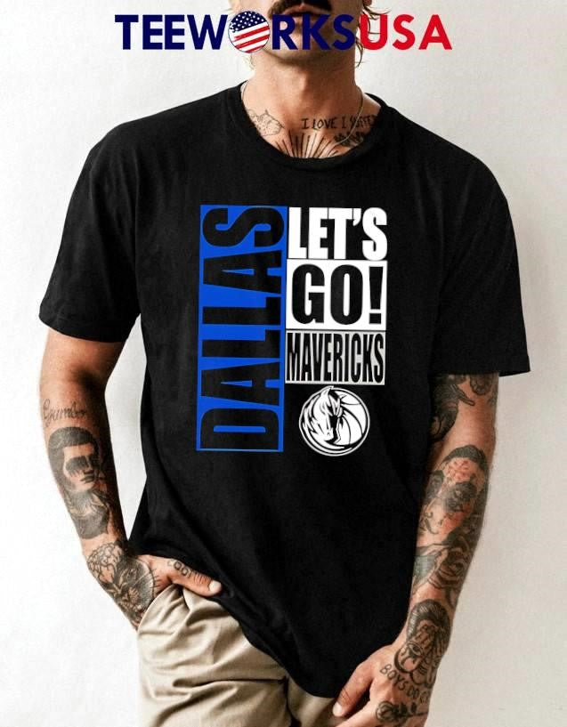 Dallas Mavericks let's go design - Adult & Kids T-Shirts, Sweatshirts & Hoodies apparel design preview 1