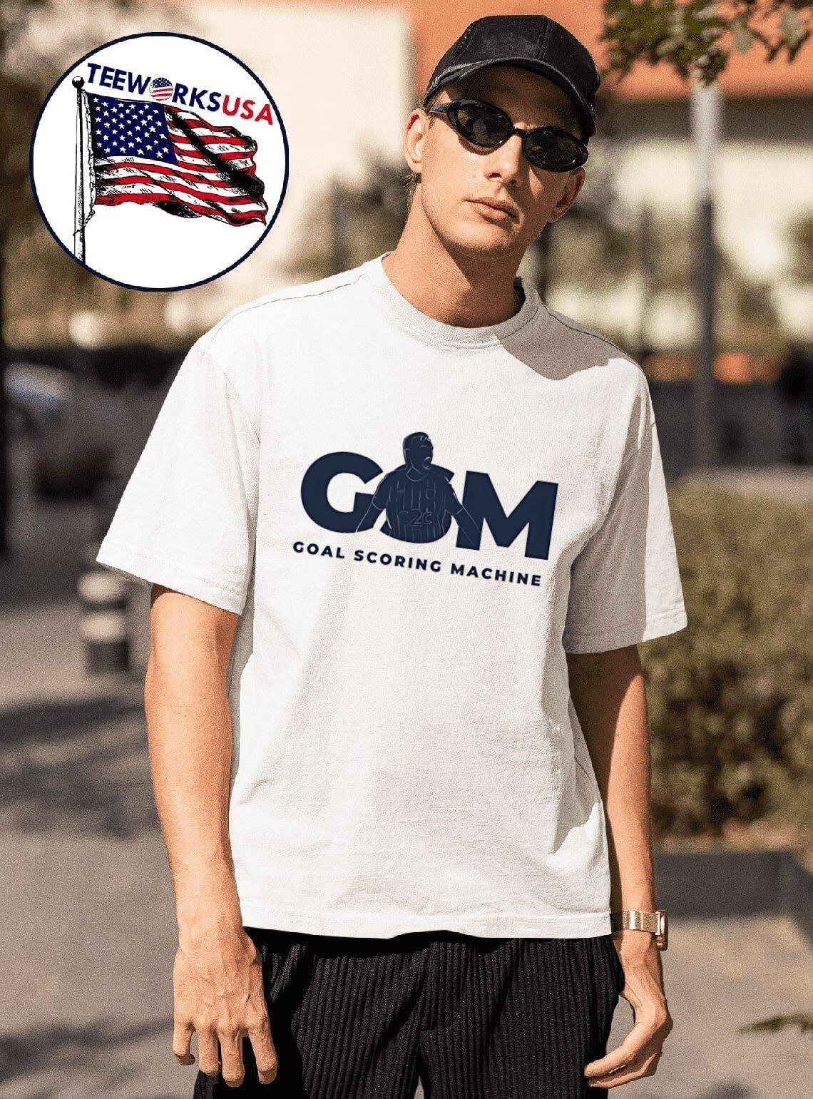 GSM goal scoring machine - Adult & Kids T-Shirts, Sweatshirts & Hoodies apparel design preview 1