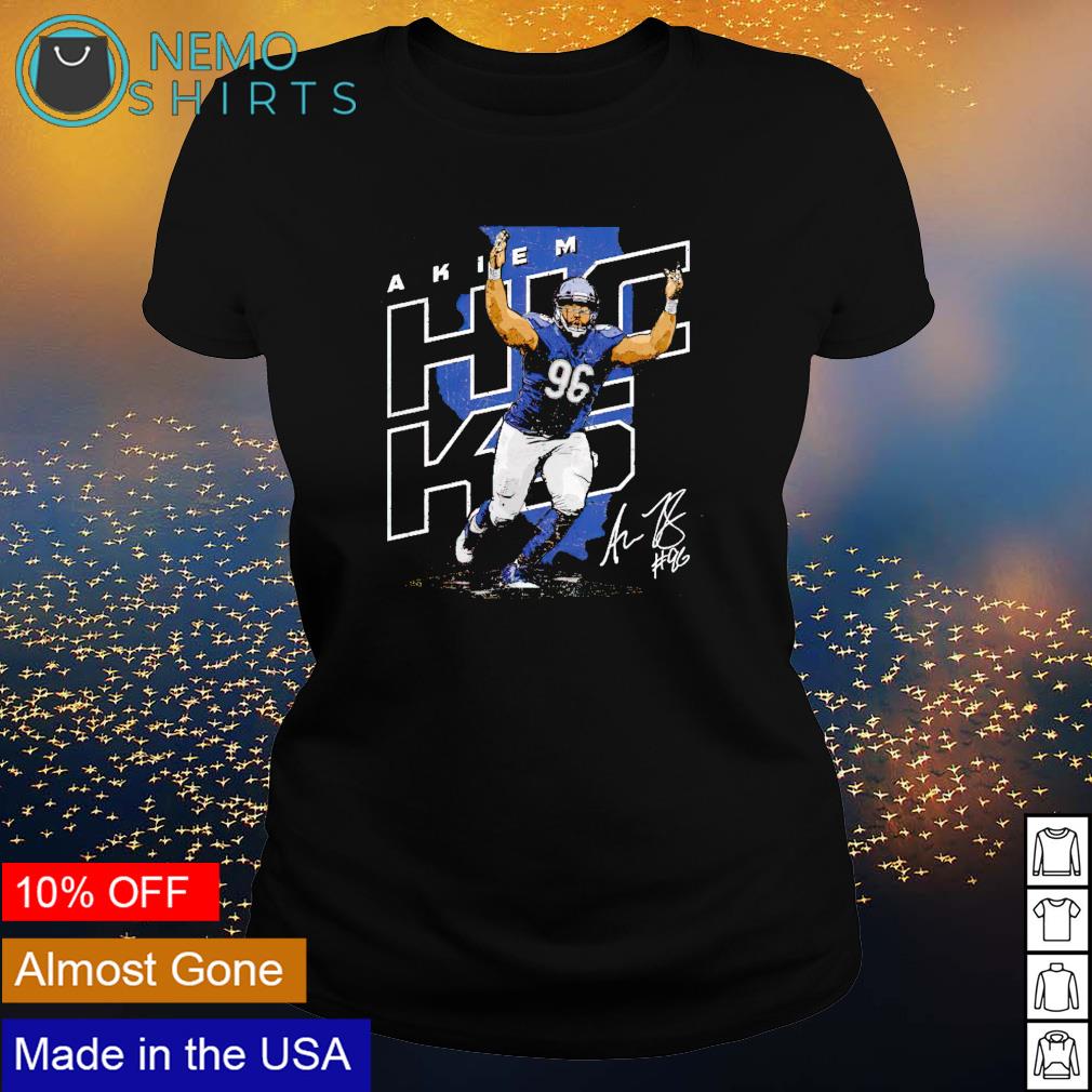 Chicago Football 96 Akiem Hicks signature - Adult & Kids T-Shirts, Sweatshirts & Hoodies apparel design preview 3