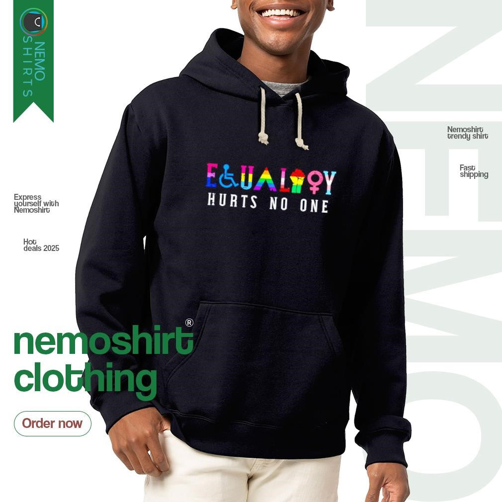 Equality hurts no one LGBT - Adult & Kids T-Shirts, Sweatshirts & Hoodies apparel design preview 2