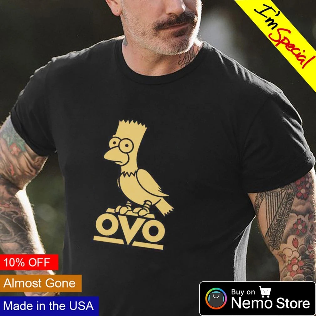 Bart Simpson OVO Owl Logo The Simpsons Drake - Adult & Kids T-Shirts, Sweatshirts & Hoodies apparel design preview 4