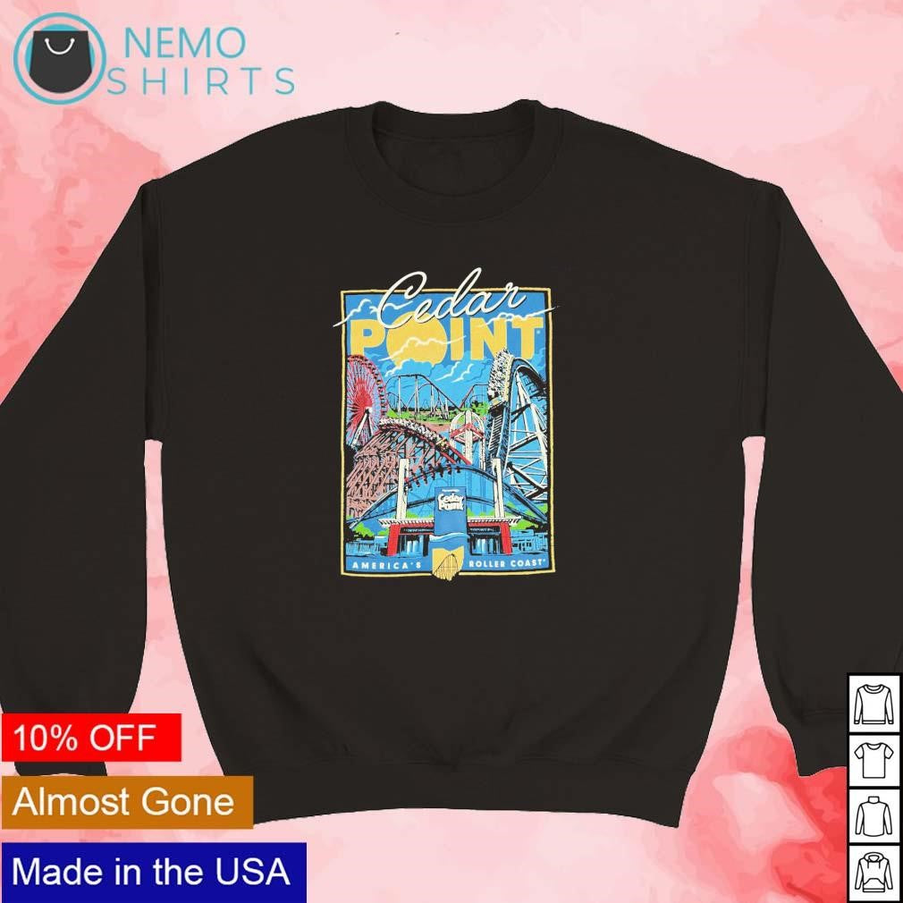 Cedar point vibes Americas roller coast - Adult & Kids T-Shirts, Sweatshirts & Hoodies apparel design preview 5