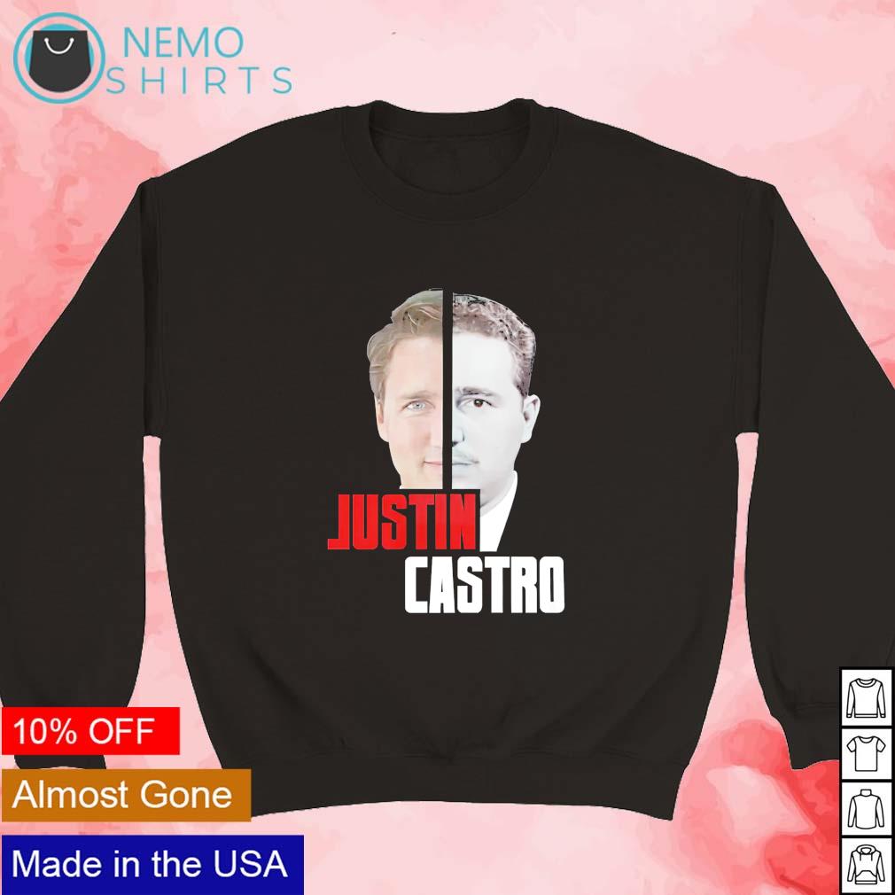 Justin Castro two half part face - Adult & Kids T-Shirts, Sweatshirts & Hoodies apparel design preview 3