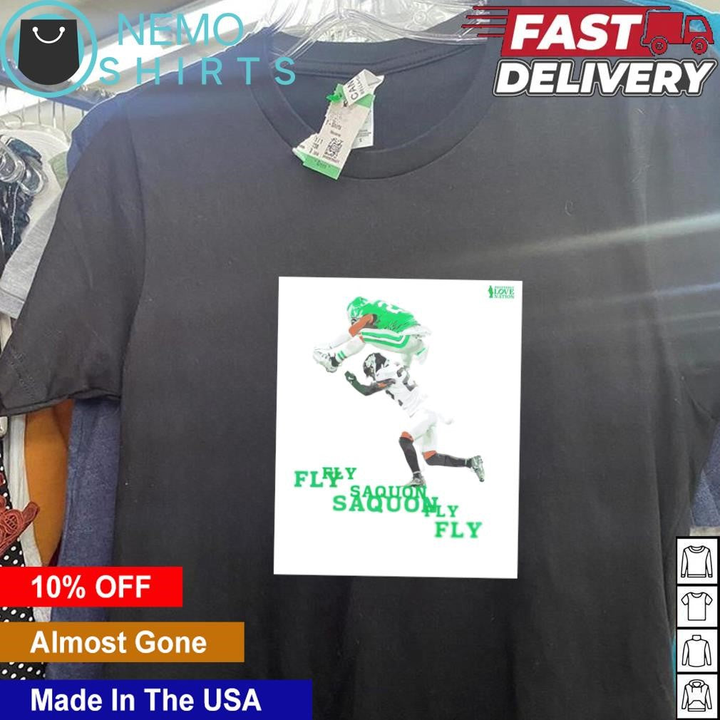 Fly Saquon Barkley Philadelphia Eagles - Adult & Kids T-Shirts, Sweatshirts & Hoodies apparel design preview 5