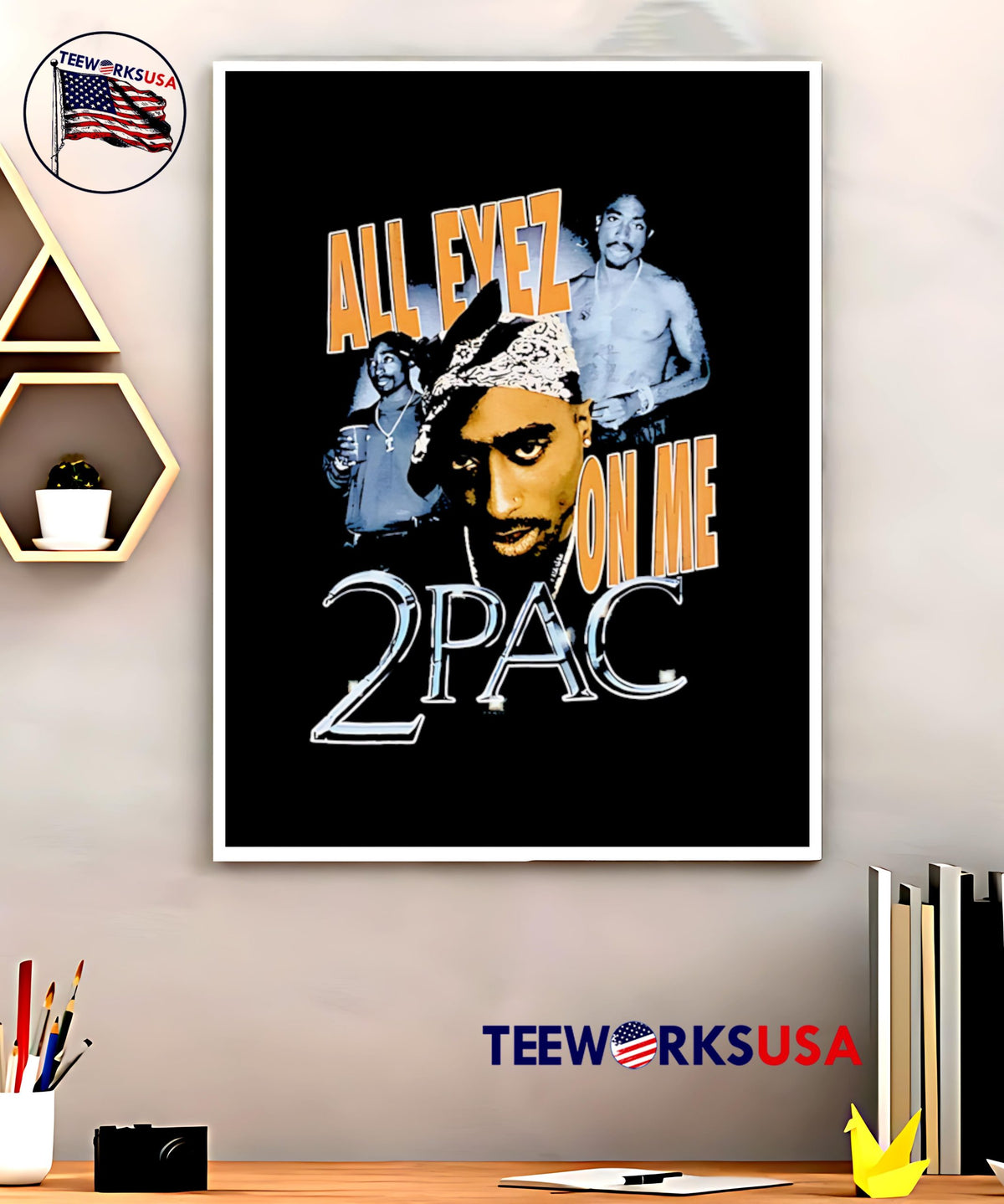 All Eyez On Me 2Pac classic - Adult & Kids T-Shirts, Sweatshirts & Hoodies apparel design preview 5