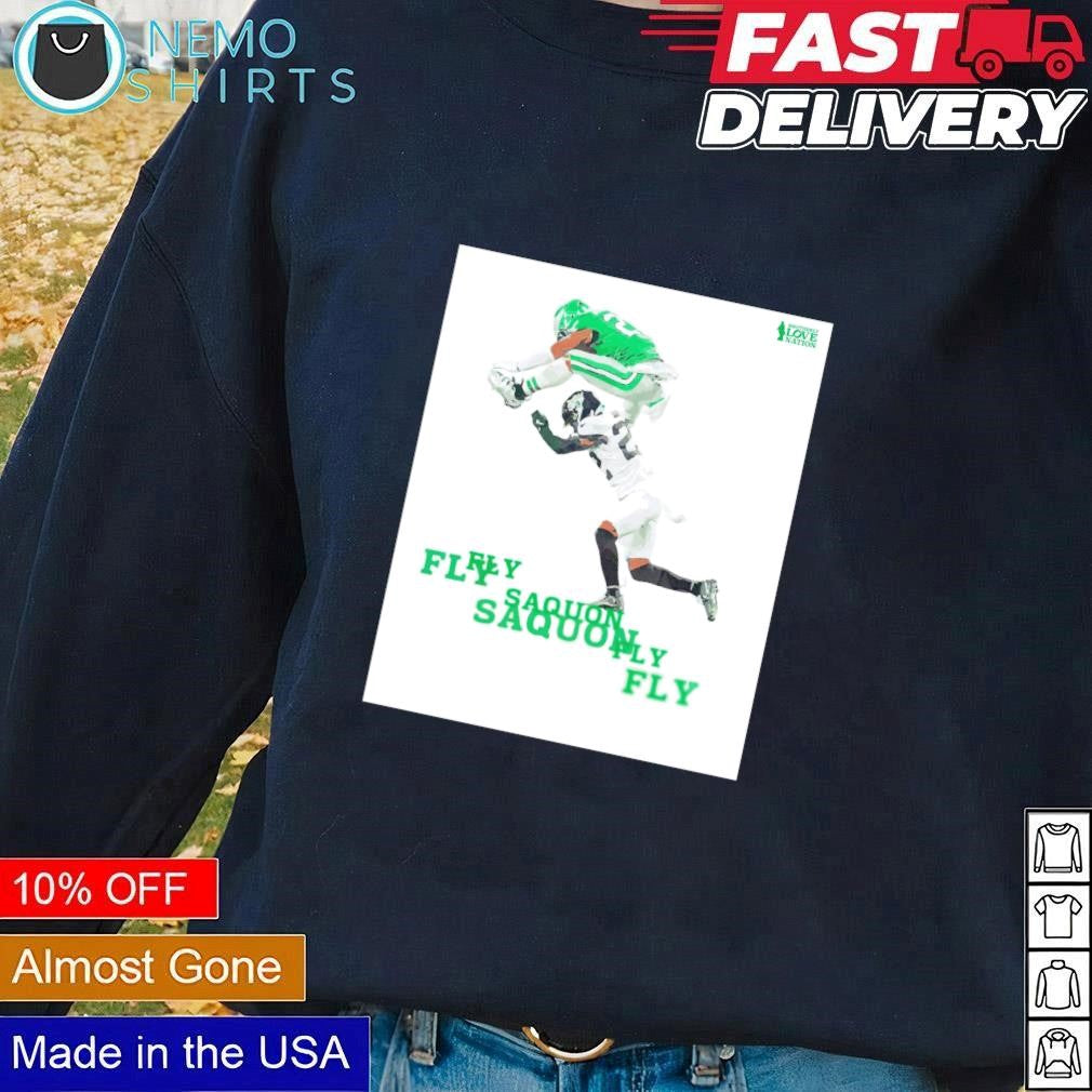 Fly Saquon Barkley Philadelphia Eagles - Adult & Kids T-Shirts, Sweatshirts & Hoodies apparel design preview 1
