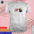 Round friends Kirby and Pac-man - Adult & Kids T-Shirts, Sweatshirts & Hoodies apparel design preview 1
