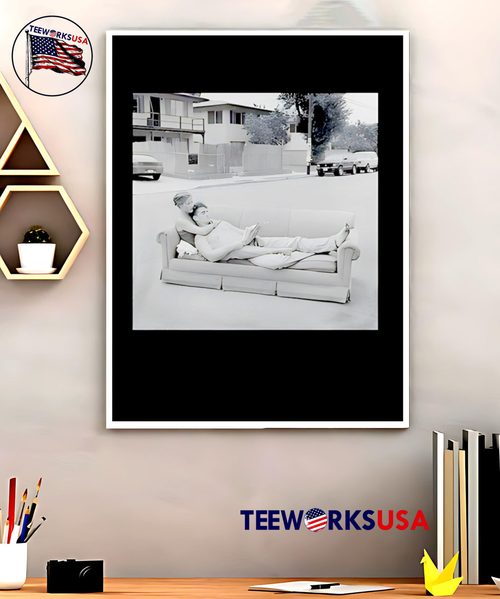 Whatever Couch vintage poster - Adult & Kids T-Shirts, Sweatshirts & Hoodies apparel design preview 5