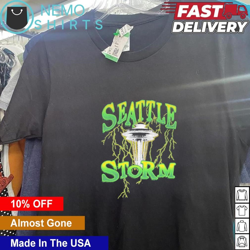 Seattle Storm storming - Adult & Kids T-Shirts, Sweatshirts & Hoodies apparel design preview 1
