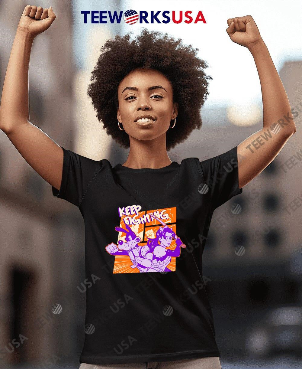 Keep Fighting Bendy classic - Adult & Kids T-Shirts, Sweatshirts & Hoodies apparel design preview 7