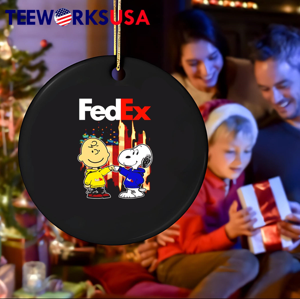 FEDEX Charlie Brown and Snoopy - Adult & Kids T-Shirts, Sweatshirts & Hoodies apparel design preview 4