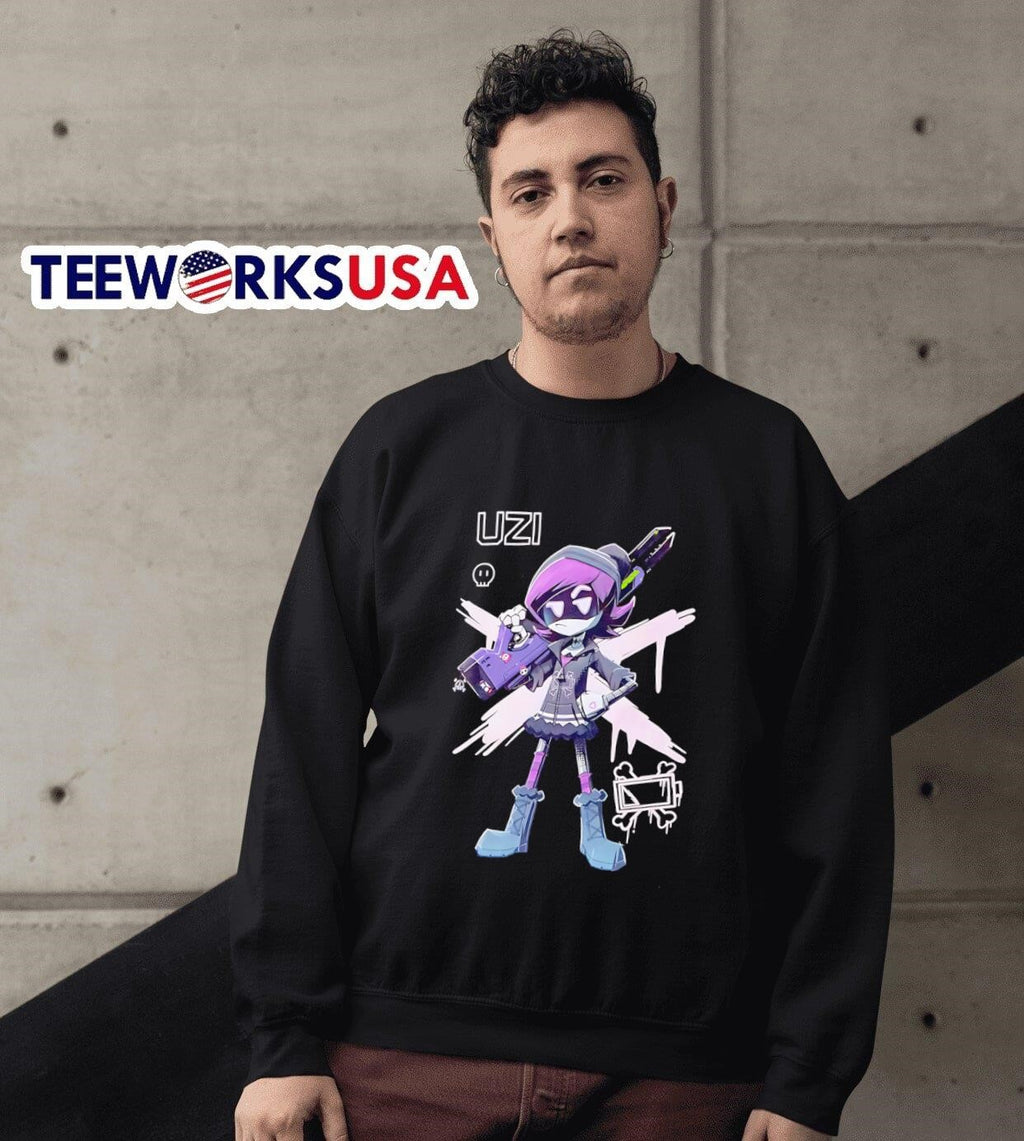 Murder Drones Uzi - Adult & Kids T-Shirts, Sweatshirts & Hoodies apparel design preview 6