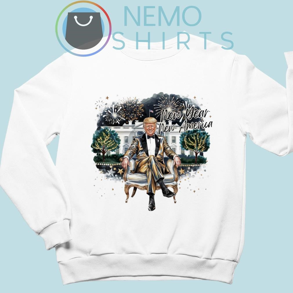 New year America Trump 2025 - Adult & Kids T-Shirts, Sweatshirts & Hoodies apparel design preview 5